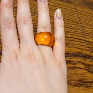 Chunky Honey Colored Ring 🍯